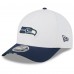 Бейсболка Seattle Seahawks New Era White/College Navy 2025 NFL Training Camp A-Frame 9FORTY Бейсболка Seattle Seahawks New Era White/College Navy 2025 NFL Training Camp A-Frame 9FORTY