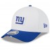 Бейсболка New York Giants New Era White/Royal 2025 NFL Training Camp A-Frame 9FORTY