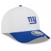 Бейсболка New York Giants New Era White/Royal 2025 NFL Training Camp A-Frame 9FORTY