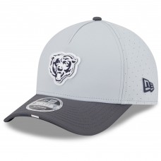 Бейсболка Chicago Bears New Era Gray/Graphite 2025 NFL Training Camp A-Frame 9FORTY