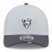 Бейсболка Chicago Bears New Era Gray/Graphite 2025 NFL Training Camp A-Frame 9FORTY