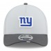 Бейсболка New York Giants New Era Gray/Graphite 2025 NFL Training Camp A-Frame 9FORTY