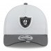 Бейсболка Las Vegas Raiders New Era Gray/Graphite 2025 NFL Training Camp A-Frame 9FORTY