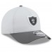 Бейсболка Las Vegas Raiders New Era Gray/Graphite 2025 NFL Training Camp A-Frame 9FORTY