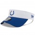 Indianapolis Colts New Era White/Royal 2025 NFL Training Camp Adjustable Visor
