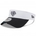 Jacksonville Jaguars New Era White/Black 2025 NFL Training Camp Adjustable Visor