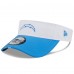 Los Angeles Chargers New Era White/Powder Blue 2025 NFL Training Camp Adjustable Visor