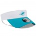 Miami Dolphins New Era White/Aqua 2025 NFL Training Camp Adjustable Visor