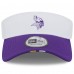 Minnesota Vikings New Era White/Purple 2025 NFL Training Camp Adjustable Visor