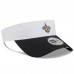 New Orleans Saints New Era White/Black 2025 NFL Training Camp Adjustable Visor