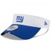 New York Giants New Era White/Royal 2025 NFL Training Camp Adjustable Visor