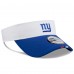 New York Giants New Era White/Royal 2025 NFL Training Camp Adjustable Visor