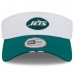 New York Jets New Era White/Green 2025 NFL Training Camp Adjustable Visor