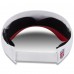 San Francisco 49ers New Era White/Scarlet 2025 NFL Training Camp Adjustable Visor