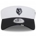 Baltimore Ravens New Era White/Black 2025 NFL Training Camp Adjustable Visor