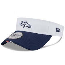 Denver Broncos New Era White/Navy 2025 NFL Training Camp Adjustable Visor Denver Broncos New Era White/Navy 2025 NFL Training Camp Adjustable Visor