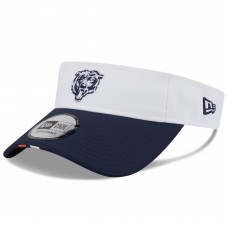 Chicago Bears New Era White/Navy 2025 NFL Training Camp Adjustable Visor