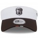 Cleveland Browns New Era White/Brown 2025 NFL Training Camp Adjustable Visor