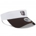 Cleveland Browns New Era White/Brown 2025 NFL Training Camp Adjustable Visor