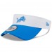 Detroit Lions New Era White/Blue 2025 NFL Training Camp Adjustable Visor