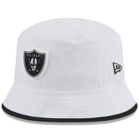 Панама Las Vegas Raiders New Era White 2025 NFL Training Camp Stretch