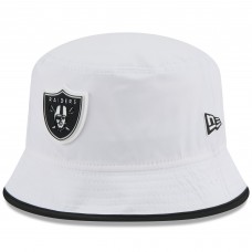 Панама Las Vegas Raiders New Era White 2025 NFL Training Camp Stretch