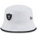 Панама Las Vegas Raiders New Era White 2025 NFL Training Camp Stretch
