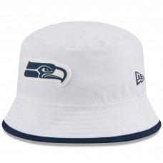 Панама Seattle Seahawks New Era White 2025 NFL Training Camp Stretch