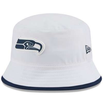 Панама Seattle Seahawks New Era White 2025 NFL Training Camp Stretch