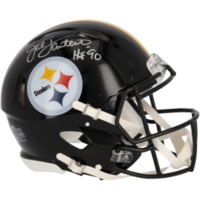 Jack Lambert Pittsburgh Steelers Autographed Fanatics Authentic Riddell Authentic Helmet with HOF 90 Inscription