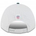 Подростковая Philadelphia Eagles New Era White/Midnight Green 2025 NFL Training Camp A-Frame 9FORTY Adjustable Hat