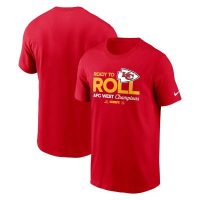 Kansas City Chiefs Nike 2024 AFC West Division Champions Locker Room Trophy Collection T-Shirt - Red