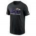 Футболка Baltimore Ravens Nike 2024 AFC North Division Champions Locker Room Trophy Collection - Black