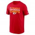 Kansas City Chiefs Nike Nine-Straight AFC West Division Champions T-Shirt - Red