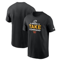 Washington Commanders Nike 2024 NFL Playoffs T-Shirt - Black