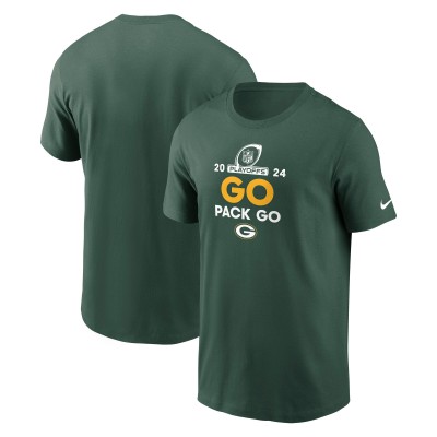 Green Bay Packers Nike 2024 NFL Playoffs T-Shirt - Green