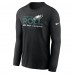 Футболка с длинным рукавом Philadelphia Eagles Nike 2024 NFC East Division Champions Locker Room Trophy Collection - Black