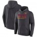 Washington Commanders 2024 NFL Playoffs Fleece Pullover Hoodie - Heather Charcoal