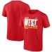 Kansas City Chiefs Fanatics 2024 AFC West Division Champions Conquer T-Shirt - Red