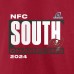 Футболка Tampa Bay Buccaneers 2024 NFC South Division Champions Conquer - Red