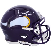 Randy Moss Minnesota Vikings Autographed Fanatics Authentic Riddell 1983-2001 Throwback Speed Mini Helmet