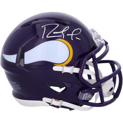 Randy Moss Minnesota Vikings Autographed Fanatics Authentic Riddell 1983-2001 Throwback Speed Mini Helmet