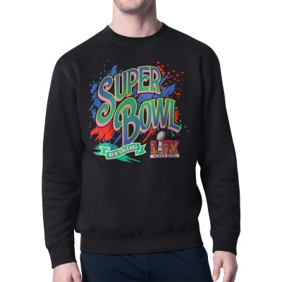 Свитшот Super Bowl LIX Starter Fleece Tri-Blend - Black