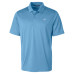 Поло Carolina Panthers Cutter & Buck Powder Blue Prospect Eco Textured Stretch Recycled