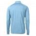 Miami Dolphins Cutter & Buck Powder Blue Raglan Adapt Eco Knit Stretch Recycled Quarter-Zip Top