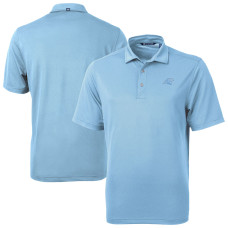 Поло Carolina Panthers Cutter & Buck Powder Blue Virtue Eco Pique Recycled Поло Carolina Panthers Cutter & Buck Powder Blue Virtue Eco Pique Recycled
