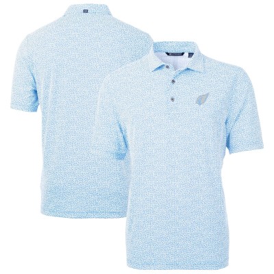 Arizona Cardinals Cutter & Buck Powder Blue Virtue Eco Pique Botanical Print Recycled Polo