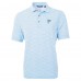 Atlanta Falcons Cutter & Buck Powder Blue Virtue Eco Pique Botanical Print Recycled Polo
