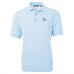 Houston Texans Cutter & Buck Powder Blue Virtue Eco Pique Botanical Print Recycled Polo