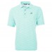 Miami Dolphins Cutter & Buck Mint Virtue Eco Pique Botanical Print Recycled Polo